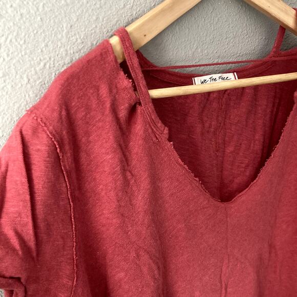 We the Free by Free People Over U Top - Red Clover - XS - Picture 3 of 7
